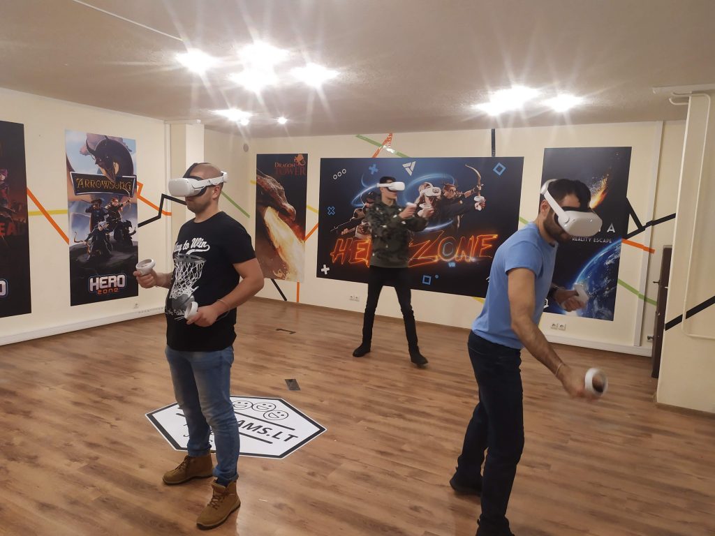 virtualios realybės arena